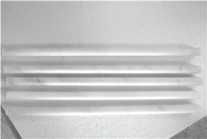 Pencil Liners Carrarra White Marble Liners Border Decor