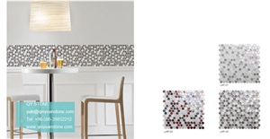 Wholesale Mosaic Tiles Crystal Glass Mosaic Tile
