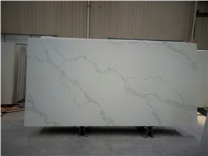 Calacatta Nuvo Marble Ot 0104 Look Quartz Stone Slab for Kitchen Top and Vanity