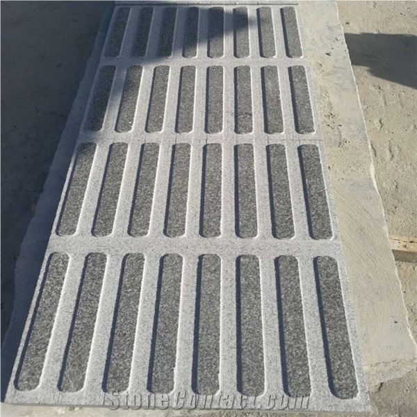 Blind Stone Pavers Blind Paving Stone Finished with Polished Grey Granite G343 Shandong Grey Lu Grey China Grey Stone