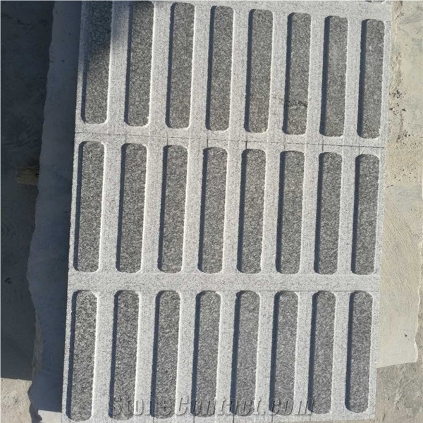 Blind Stone Pavers Blind Paving Stone Finished with Polished Grey Granite G343 Shandong Grey Lu Grey China Grey Stone