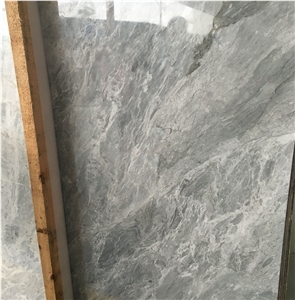 Econi Gray Polished Marble, New Light Grey Marble, Natural Stone, Polished Slabs& Tiles, Good for Exterior and Interior Decoration, Wall&Floor Covering