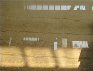 Empire Glod Marble, Gold Yellow Marble, Yellow Roses,With Iridescent Color, Mainly Used for Interior Decoration, Like Floor and Wall Covering, Can Be Processed Into Polished,Honed