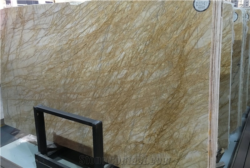 Golden Babylon ,Chinese Golden Spider Marble,Yellow,China Golden Spider Marble,Exterior - Interior Floor Applications,Countertops, Pool and Wall Capping, Stairs,Polished,Slabs,Tiles Etc