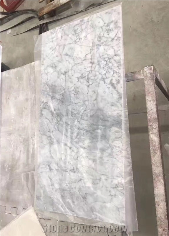 Prague Gray Polished Marble Tiles, New Grey Marble, for Extering and Interior Decoration, Floor and Wall Covering