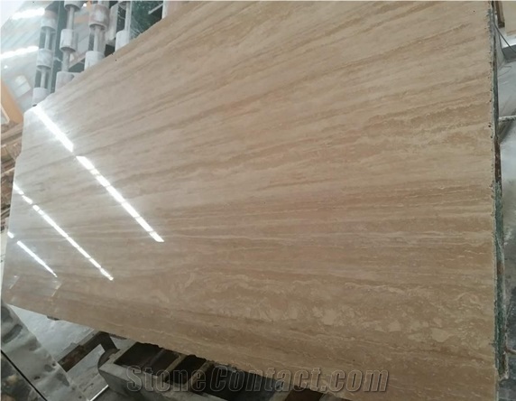 Turkey Beige Travertine,Slabs, Suit for Floor Tiles, Wall Tiles, Stone Flooring, Wall Covering, Floor Covering, Polished, Honed, Cut-To-Size,Hole Filling