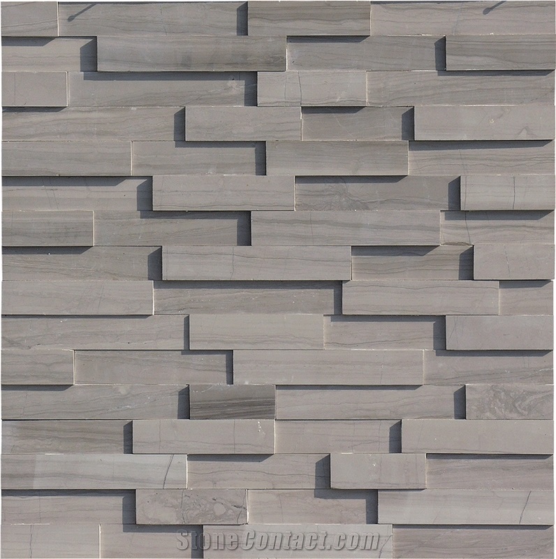 Athens Wood Grain,China Wood Grain Marble ,China Grey Marble ,Grey Oak, Honed Culture Stone,Ledge Stone ,Wall Cladding Panel,Stacked Stone Veneer(Corner Stone ,Brick Stacked Stone),Exposed Wall Stone
