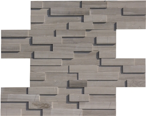 Athens Wood Grain,China Wood Grain Marble ,China Grey Marble ,Grey Oak, Honed Culture Stone,Ledge Stone ,Wall Cladding Panel,Stacked Stone Veneer(Corner Stone ,Brick Stacked Stone),Exposed Wall Stone