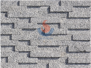 Chinese G602 Granite ,China White Granite , Bush-Hammered Face Culture Stone,Ledge Stone ,Wall Cladding Panel,Stacked Stone Veneer( Corner Stone ,Brick Stacked Stone),Exposed Wall Stone