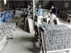 Chinese G602 Granite ,China White Granite , Bush-Hammered Face Culture Stone,Ledge Stone ,Wall Cladding Panel,Stacked Stone Veneer( Corner Stone ,Brick Stacked Stone),Exposed Wall Stone