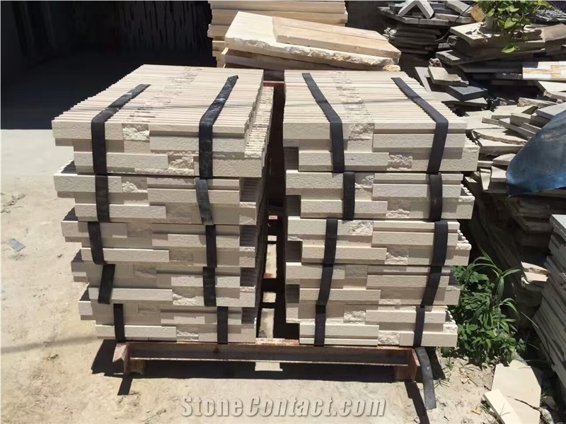 Chinese G602 Granite ,China White Granite , Bush-Hammered Face Culture Stone,Ledge Stone ,Wall Cladding Panel,Stacked Stone Veneer( Corner Stone ,Brick Stacked Stone),Exposed Wall Stone