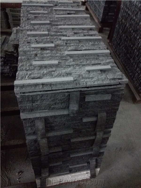 Chinese G654 Granite ,Chinese Grey Granite Splitted Culture Stone,Ledge Stone ,Wall Cladding Panel,Stacked Stone Veneer( Corner Stone ,Brick Stacked Stone),Exposed Wall Stone
