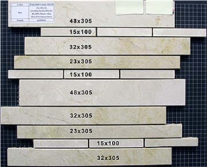 Crema Marfil Polished Linear Mosaic , Cream Marble Bullets Mosaic,Beige Marble Mix Brick Mosaic , China Marble Mosaic,Linear Strips Stone Mosaic