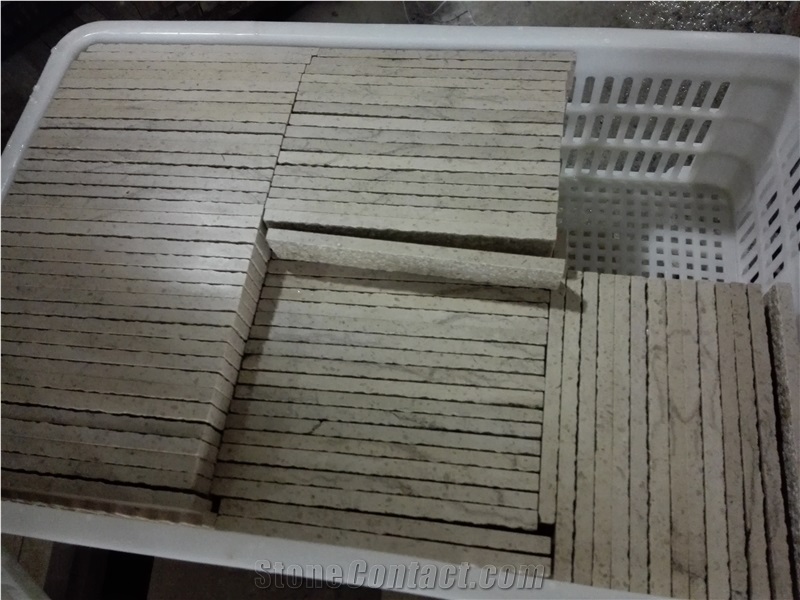 Egypt Sahama Beige , Beige Marble Polished & Splitted Culture Stone,Ledge Stone ,Wall Cladding Panel,Stacked Stone Veneer( Corner Stone ,Brick Stacked Stone),Exposed Wall Stone