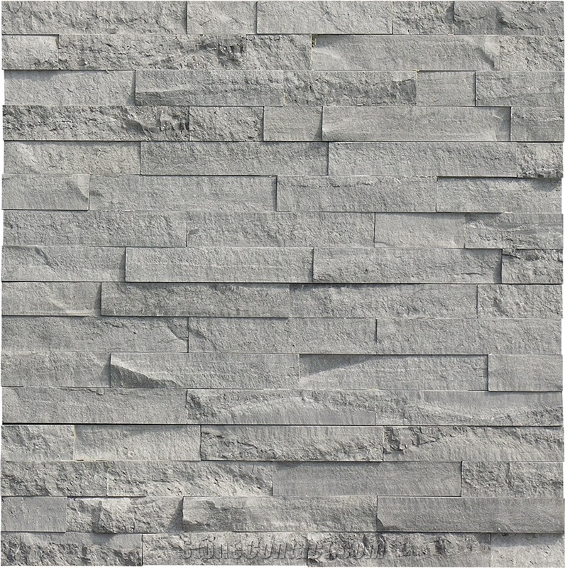 Grey Blue Wood Vein,Chinese Grey Blue Marble Splitted Culture Stone,Ledge Stone ,Wall Cladding Panel,Stacked Stone Veneer(Corner Stone,Brick Stacked Stone),Exposed Wall Stone