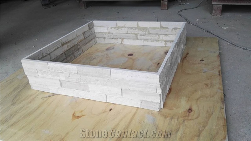 Grey Blue Wood Vein,Chinese Grey Blue Marble Splitted Culture Stone,Ledge Stone ,Wall Cladding Panel,Stacked Stone Veneer(Corner Stone,Brick Stacked Stone),Exposed Wall Stone