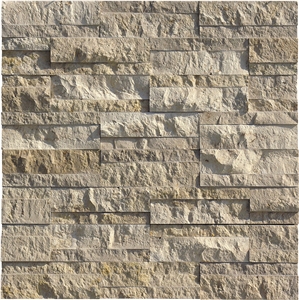 Jura Beige Limestone Split Face Ledge Stone ,Coral Stone Culture Stone,Wall Cladding Panel,Stacked Stone Veneer( Corner Stone ,Brick Stacked Stone),Exposed Wall Stone