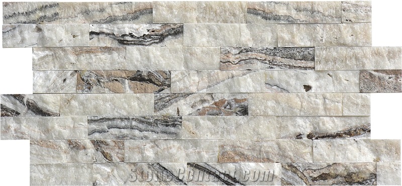 Onyx Travertine Splitted Culture Stone,Ledge Stone ,Wall Cladding Panel,Stacked Stone Veneer( Corner Stone ,Brick Stacked Stone),Exposed Wall Stone