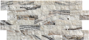 Onyx Travertine Splitted Culture Stone,Ledge Stone ,Wall Cladding Panel,Stacked Stone Veneer( Corner Stone ,Brick Stacked Stone),Exposed Wall Stone
