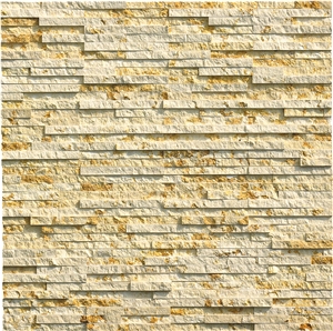 Sunny Beige ,Beige Marble,Gold Marble Splitted Culture Stone,Ledge Stone ,Wall Cladding Panel,Stacked Stone Veneer( Corner Stone ,Brick Stacked Stone),Exposed Wall Stone