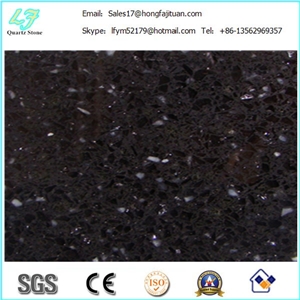 Black Galaxy Quartz Countertop