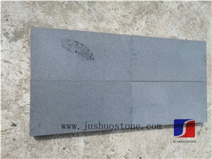 Hainan Black Basalt Tiles & Slabs with Honeycomb,Black Andesitem in Machine Cut, Black Lava Stone,Sawn Cut Stone,Hainan Bluestone,Curbstone,Bevel Edge Curbs,Building Stone