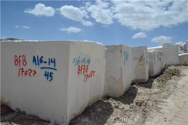 Shayan Cream Marble Block, Shayan Beige Marble Block, Persian Botticino, Iran Cream Marble
