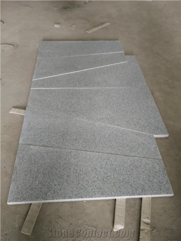 China Light Grey Granite Stairs G603 Granite Gangsaw Stairs