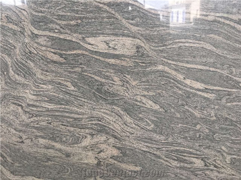 China Silver Juparana Granite Big Slabs