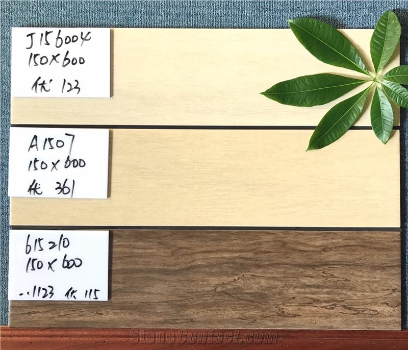 Building Material 20x90cm Natural Wooden Ceramics Tiles