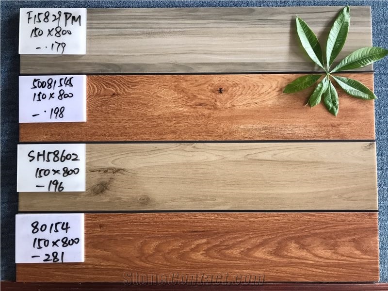Building Material 20x90cm Natural Wooden Ceramics Tiles