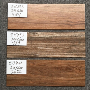 Building Material 20x90cm Natural Wooden Ceramics Tiles