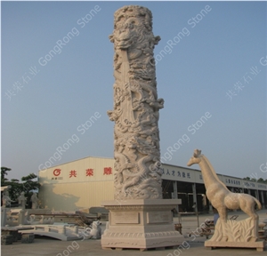 Dragon Pillars Sculpture