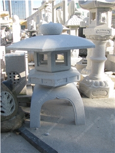 Stone Lantern Sculpture, White Granite Lanterns