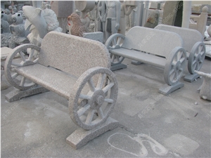 Stone Table and Chairs Sculpture