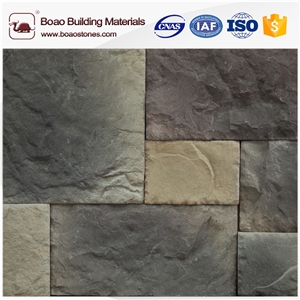 Artificial Fake Brick Interior Stone Siding Veneer Fireplace Stone Wall