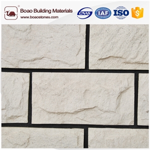 Artificial Stacked Castle Architectural Cast Stone Veneer Paneling