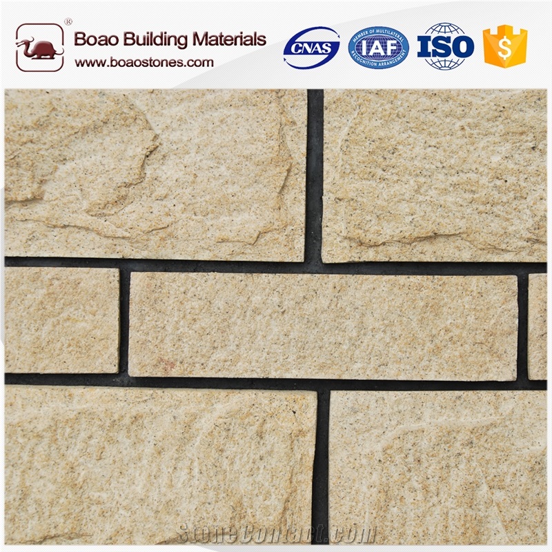 Artificial Stacked Castle Architectural Cast Stone Veneer Paneling