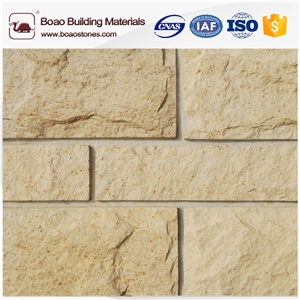 Artificial Stacked Castle Architectural Cast Stone Veneer Paneling