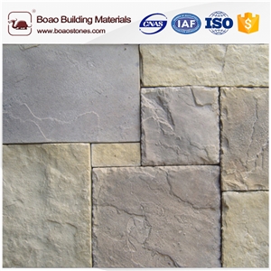 Faux Wall Cladding Stacked Ledge Stone Veneer