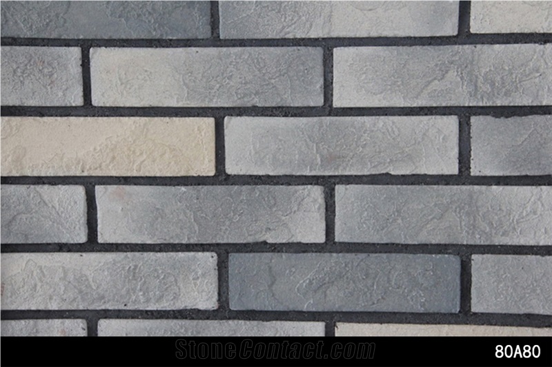 Silicone Mold Stone Portland Cement Concrete Block Brick Wall Cladding