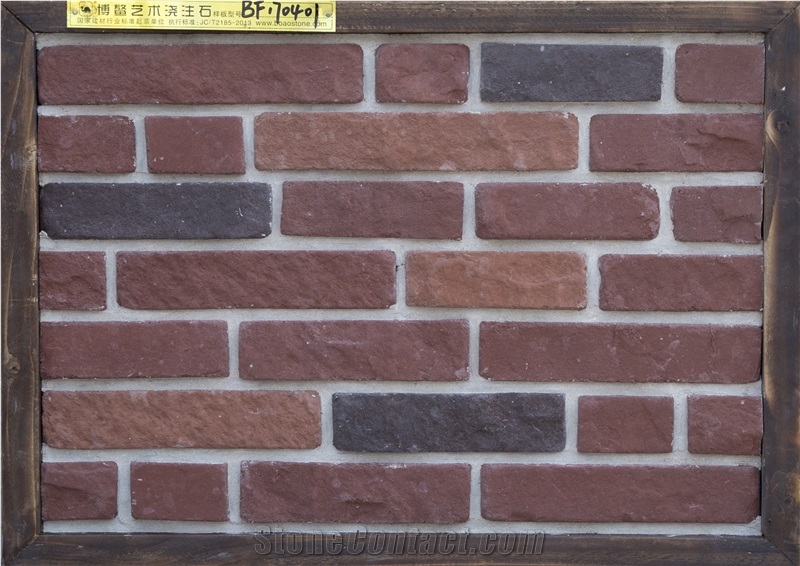 Silicone Mold Stone Portland Cement Concrete Block Brick Wall Cladding