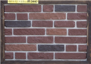 Silicone Mold Stone Portland Cement Concrete Block Brick Wall Cladding