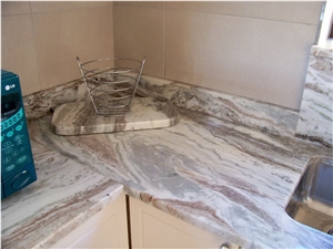 Brown Fantasy Kitchen Countertop
