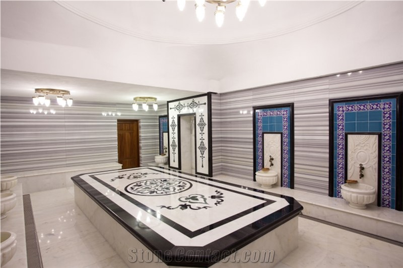 Marmara Equator Marble Turkish Hammam Design