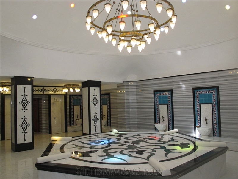 Marmara Equator Marble Turkish Hammam Design