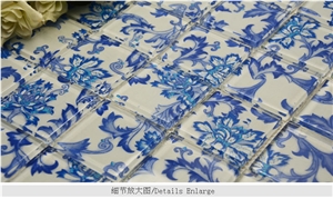 China Flower Glass Mosaic