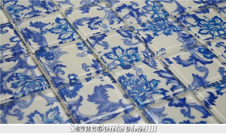 China Flower Glass Mosaic