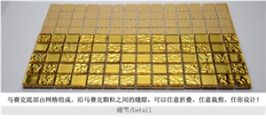 Golden Glass Mosaic for Church