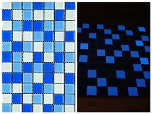 Luminous Mosaic for Swimming Pool